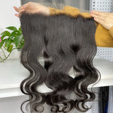 Top Raw HD Frontal 13x4 13x6 #1B